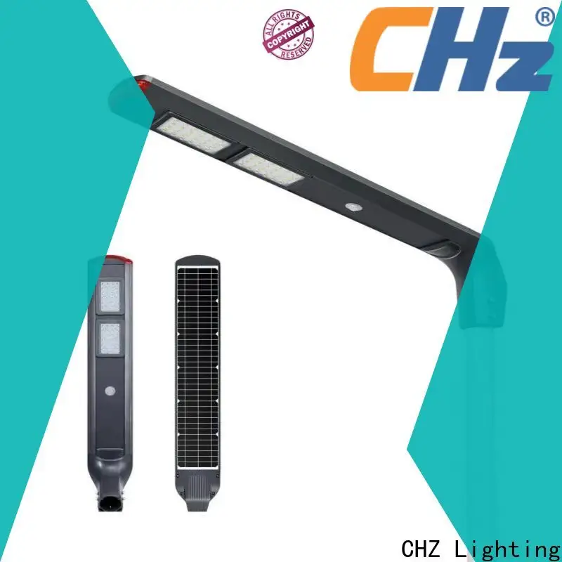 CHZ Lighting solar powered street lights residential solution provider for park road 1