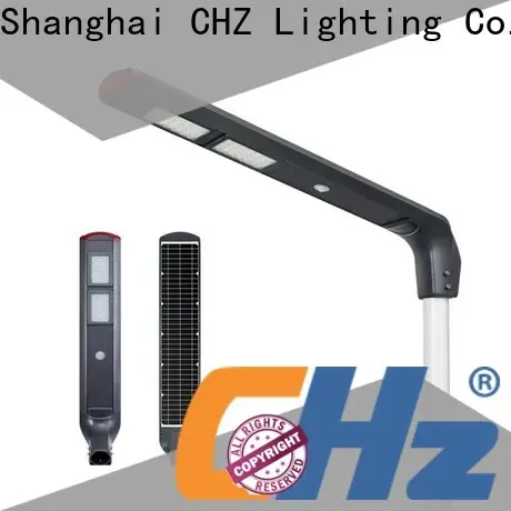 CHZ Lighting Quality solar led street light all in one solution provider for mountainous 1