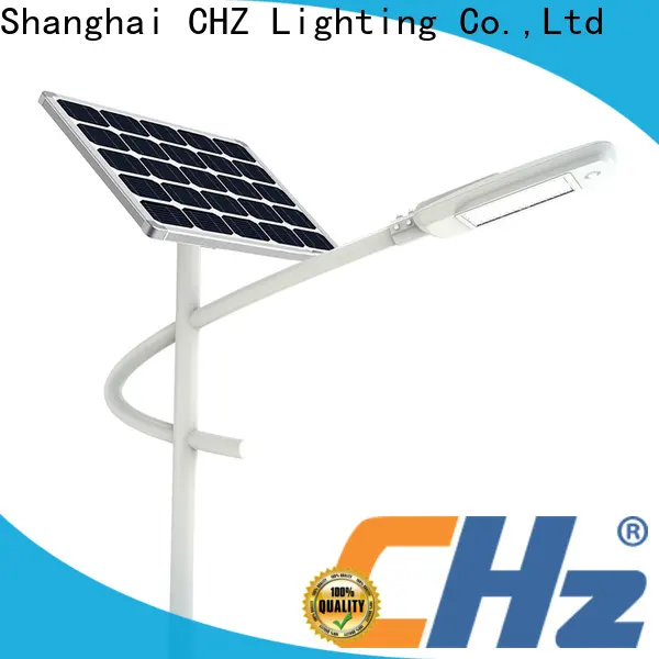 CHZ Lighting led solar pole lights supplier for road 1