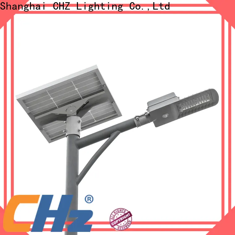 CHZ Lighting outdoor solar powered street lights vendor for park road 1