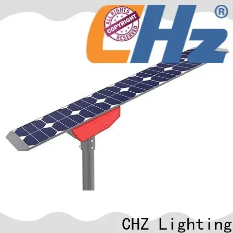 CHZ solar powered outdoor street lights solution provider for rural 1