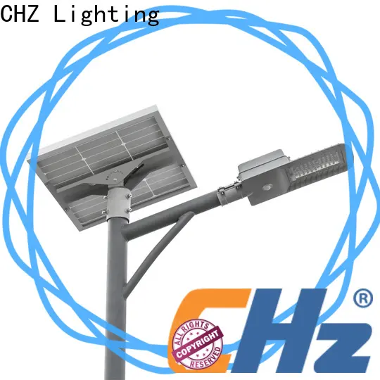 CHZ Lighting solar led street light factory for park road 1