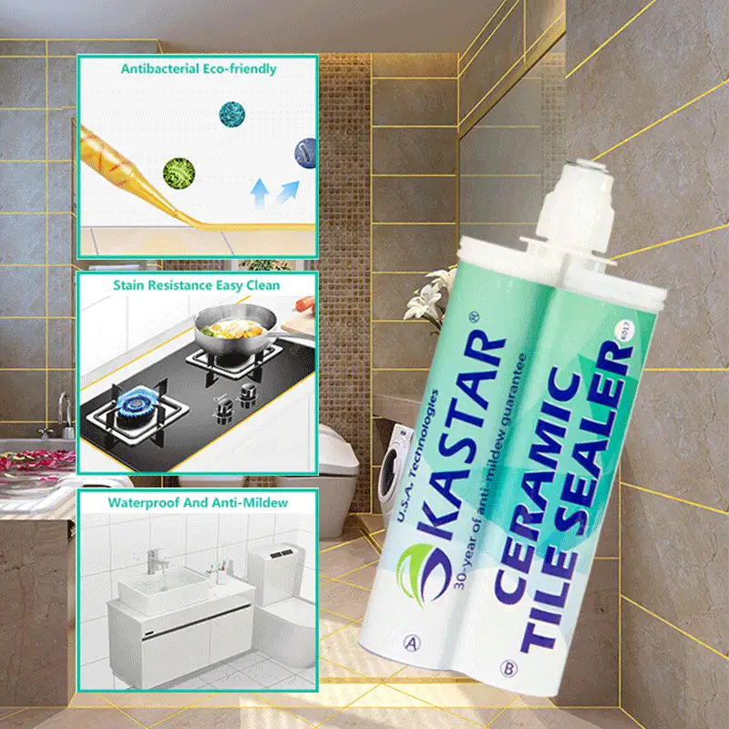 Two-Part Colorfast No Harmful Water Resistance Seam Grout For Home Remodeling 1