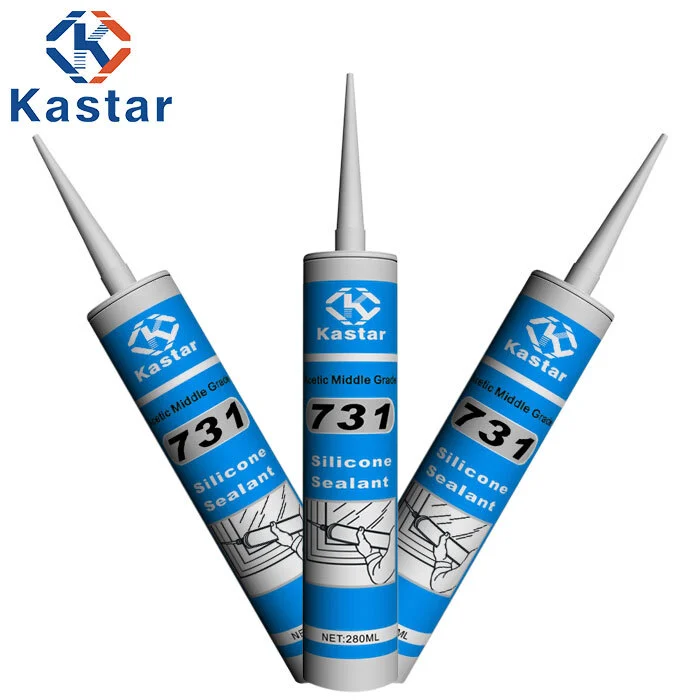 Оцтовий силіконовий скляний герметик для вікон з алюмінієвим сплавом 1