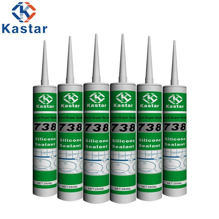 Упаковка картриджей 280 мл без токсичного силиконового герметика нейтрального лечения оптом 1
