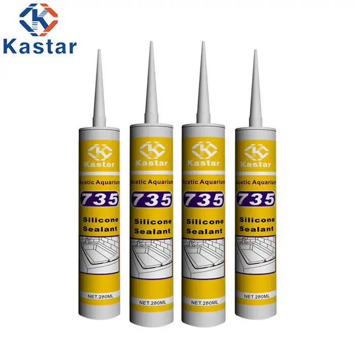 OEM Cartridge Package RTV Pure Aquarium Silicone Sealant For Bathtubs 1