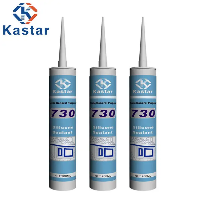 Acetic glass silicone cement 1