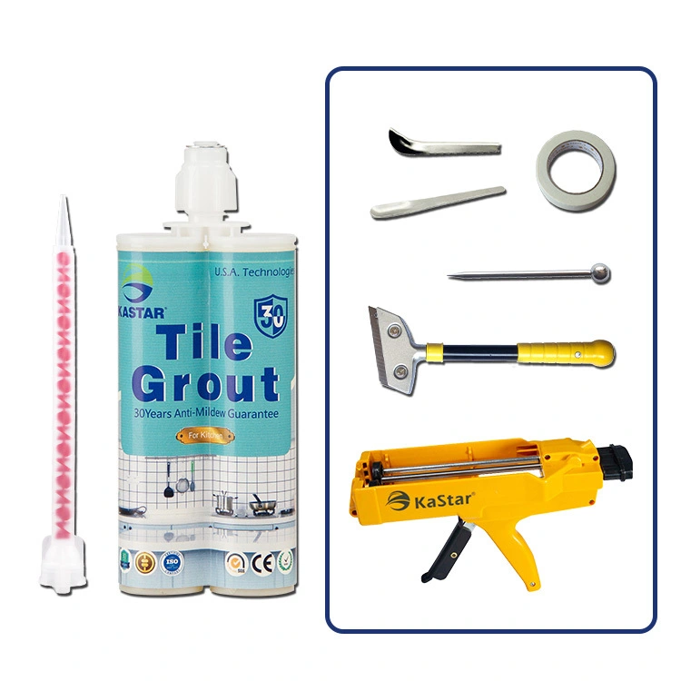 Black Pearl Color Corrosion Protection Easy To Install Flexible Epoxy Grout 1