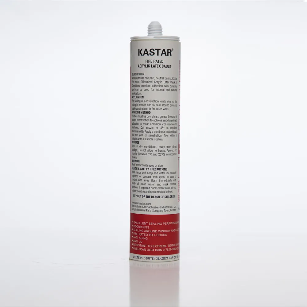Fireproof Silicone Sealant Water and Fire Proof - - Kastar 6