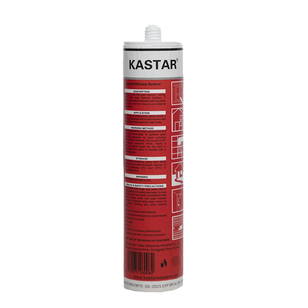 Fireproof Silicone Sealant Water and Fire Proof by Kastar 2