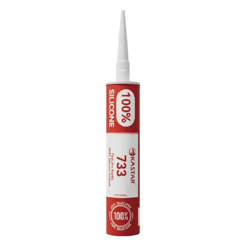 KASTAR733 Selante 100% Silicone Acético de secagem rápida  1