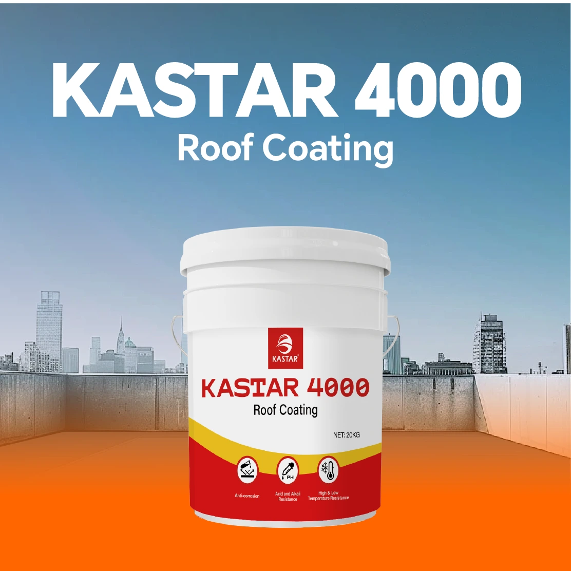 Силиконовое водонепроницаемое покрытие 4000 для защиты от проникновения через крышу, стену или подвал 1