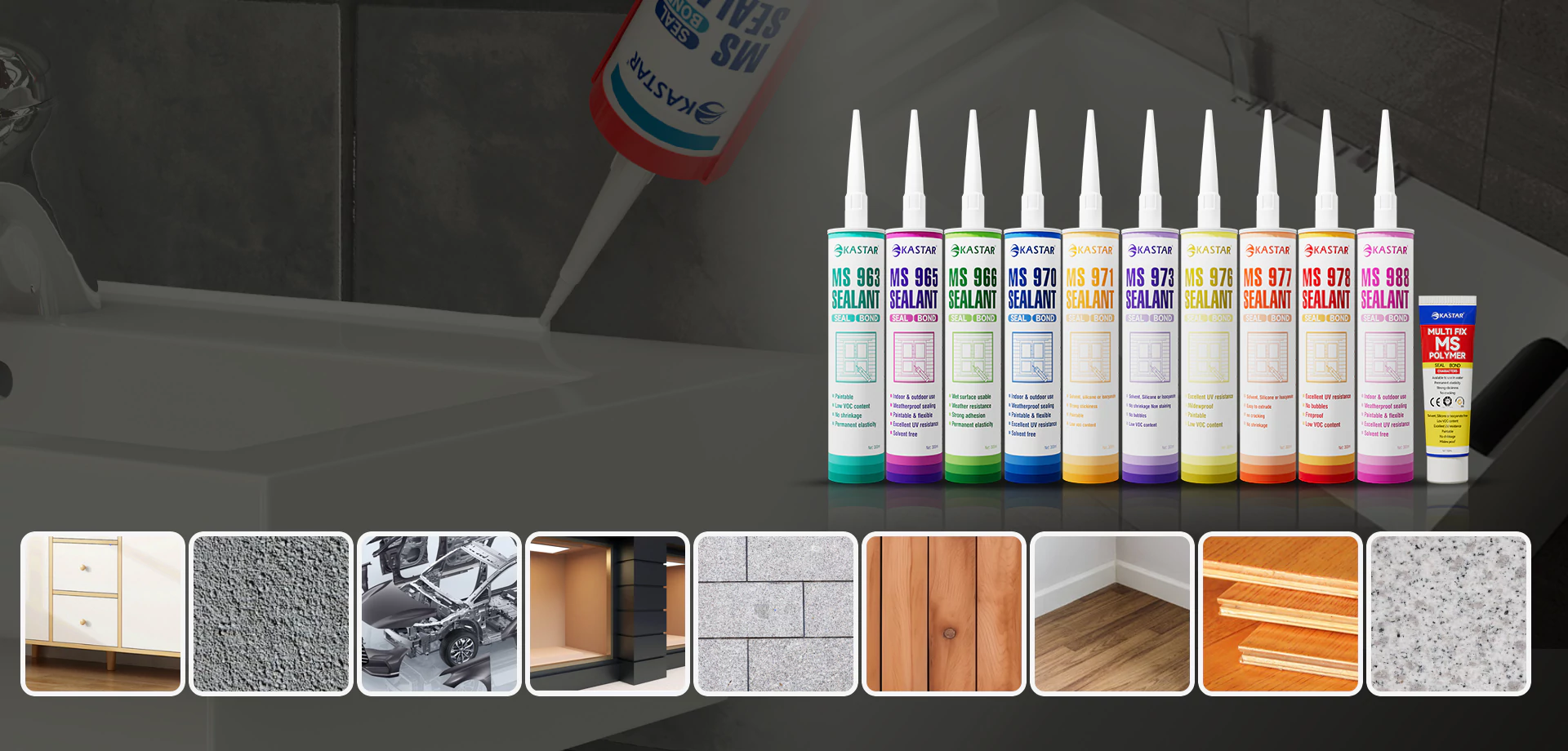 20+ Years Hybrid MS Polymer Sealant Manufacturer 