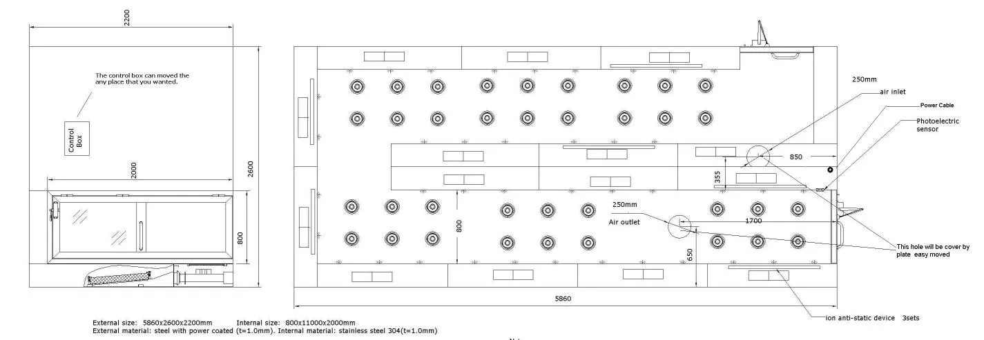 clean room manufacturers for pallet cargo HAOAIRTECH 10