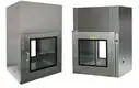coldrolled steel cleanroom pass box with arc design gmp standard for cargo 2