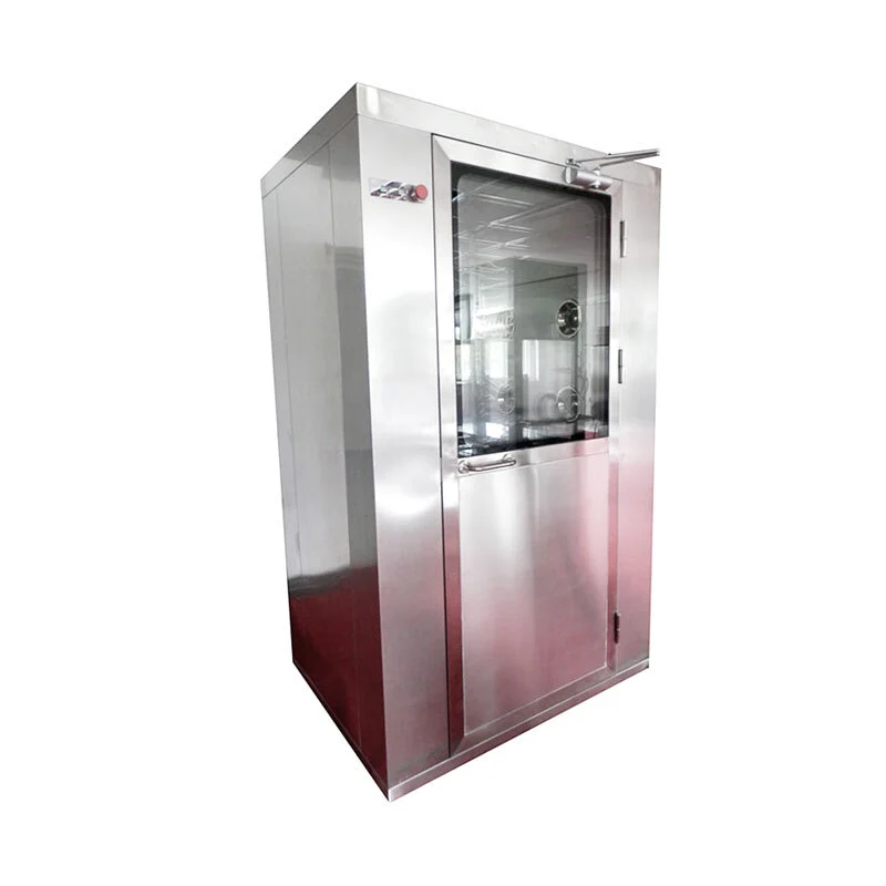 Stainless steel high efficiency cleanroom air shower with three side blowing 1