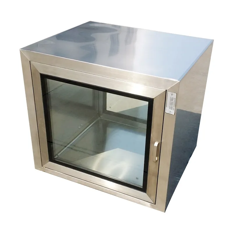 HAOAIRTECH electronic cleanroom pass box with baked painting for hvac system1 2