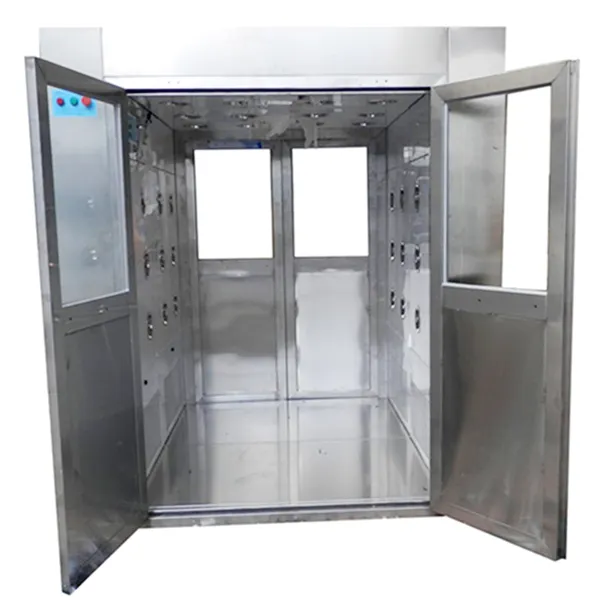 HAOAIRTECH fast rolling air shower system with three side blowing for ten person 4