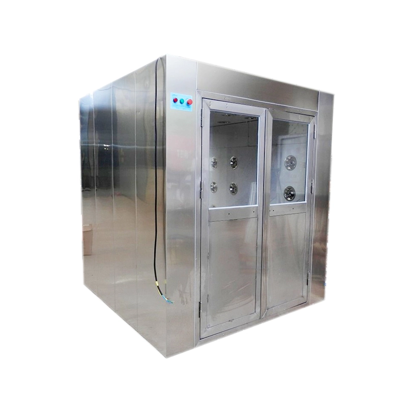 Three way blowing SUS automatic cargo air shower for forklift 1