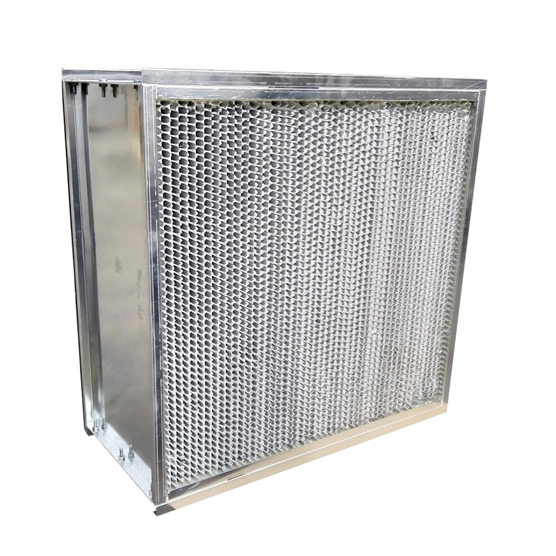 Aluminum Clapboard HEPA air filter with Flanger 1