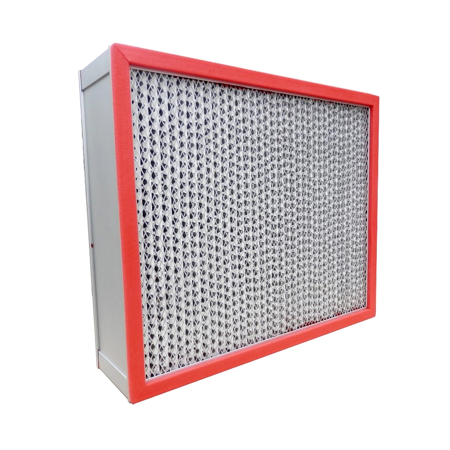 250℃ High Temperature HEPA Air Filter With Alu Frame 1