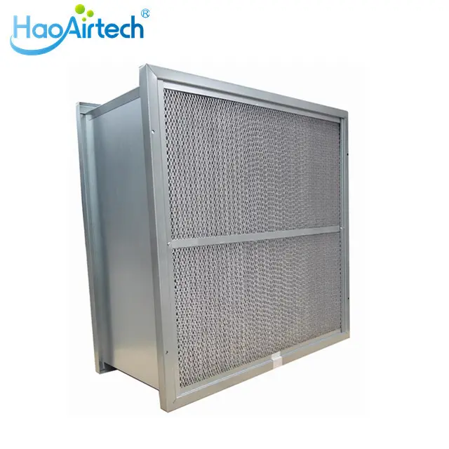 HAOAIRTECH secondary v cell rigid filter with abs frame for schools and universities 2