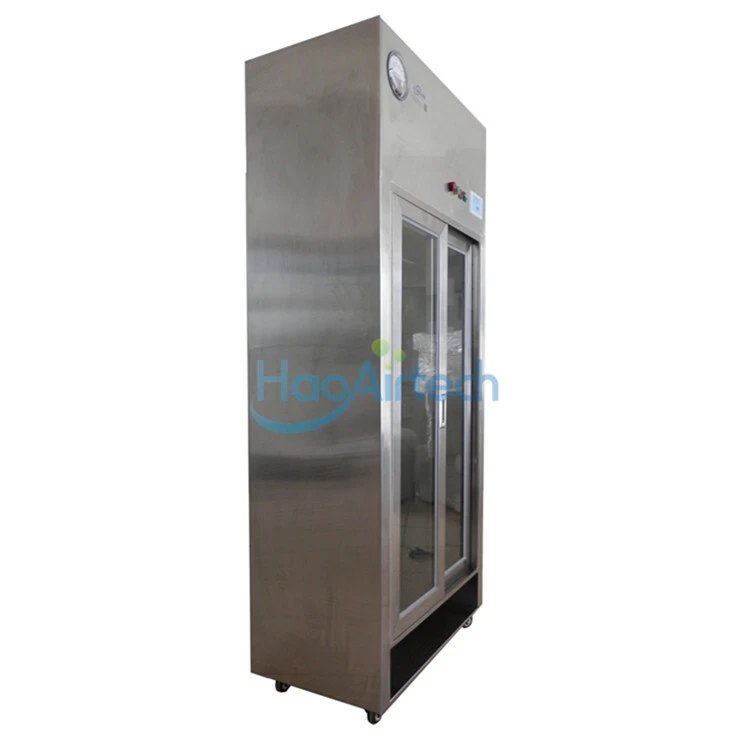 Cleanroom Lamianr Flow Garment Storage Cabinet For Coveralls 1