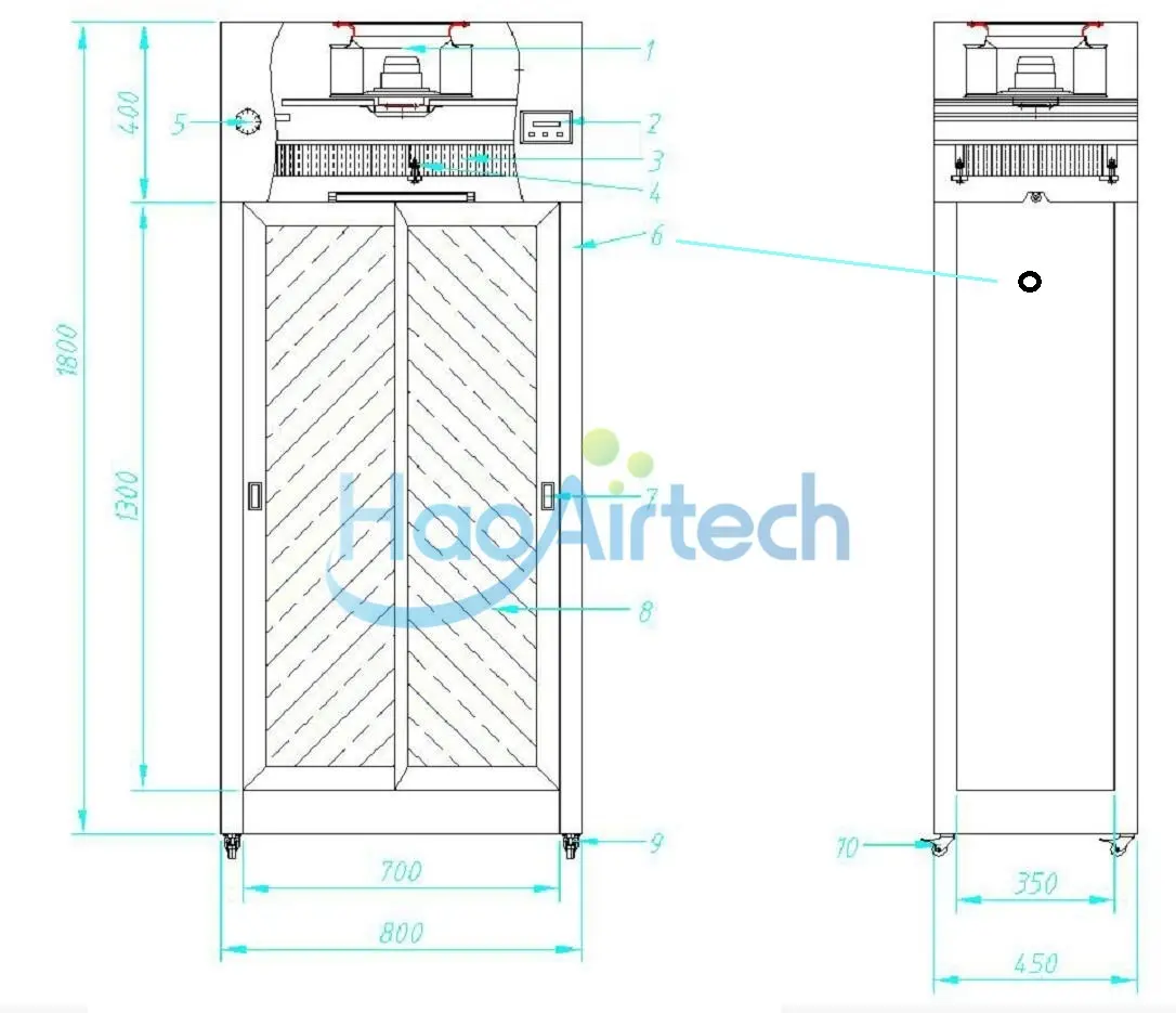 HAOAIRTECH flow garment storage cabinet maker online 3