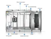 HAOAIRTECH simple softwall cleanroom enclosures for semiconductor factory 6