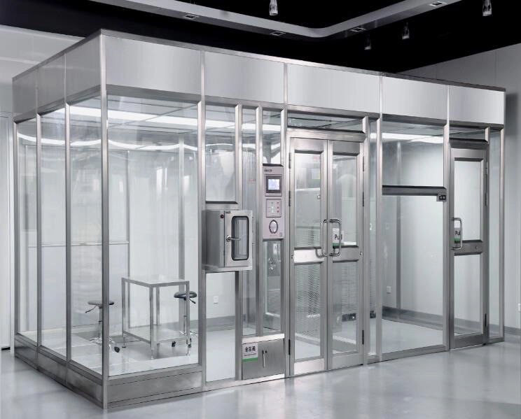 Class100 high efficiency hard wall modular cleanroom  for semiconductor factory 1
