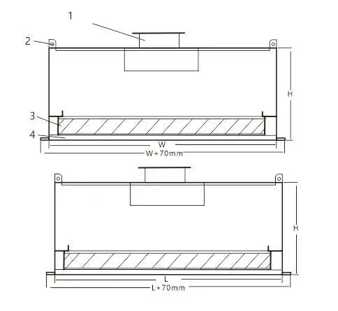 HAOAIRTECH terminal fan filter unit units for cleanroom ceiling 3