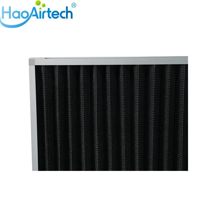 v bank filter with granular carbon for chemical filtration HAOAIRTECH 5