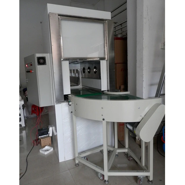 PLC control air shower pass box with conveyor line 1