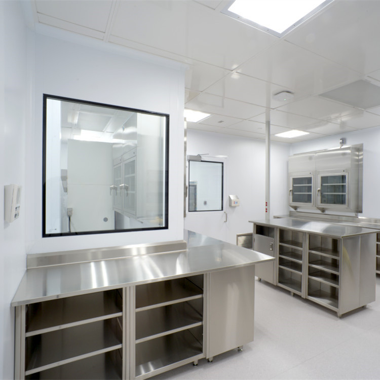 HAOAIRTECH explosion proof air shower room with automatic swing door for large scale semiconductor factory 3