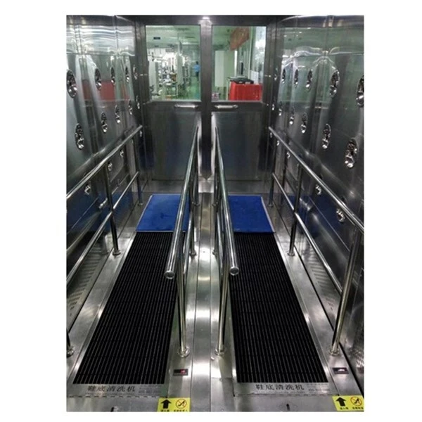 Customizable Environmentally friendly Sole Cleaning Machine in Air Shower Room 1