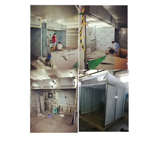 HAOAIRTECH plc controlled powder dispensing booth gmp modular design for dust pollution control 3