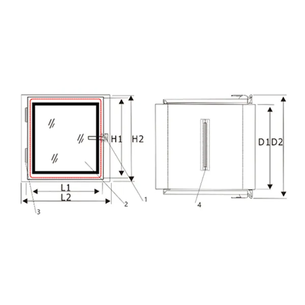 HAOAIRTECH dynamic pass box embedded lamps for hvac system 3
