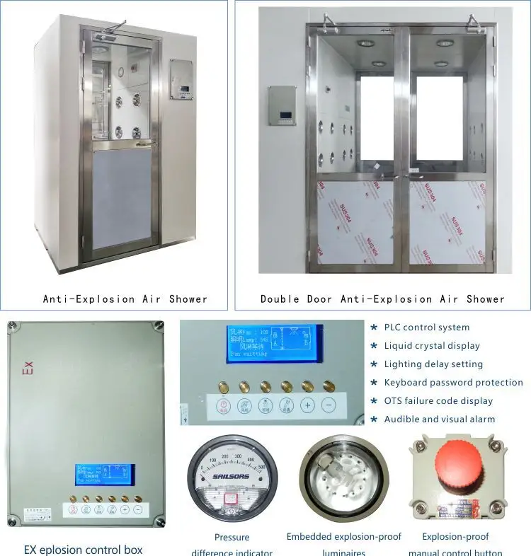 HAOAIRTECH hot sale clean room equipment with stainless steel for clean room purification workshop 2