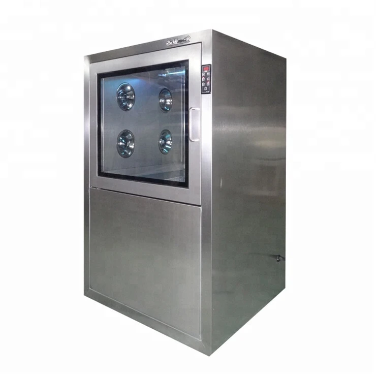 SUS304/SUS316 Cleanroom Air Shower Pass Box For Cargo 1