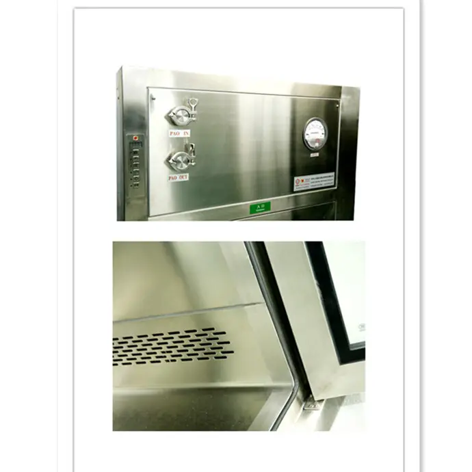 HAOAIRTECH plc control cleanroom pass box with baked painting for cargo 2
