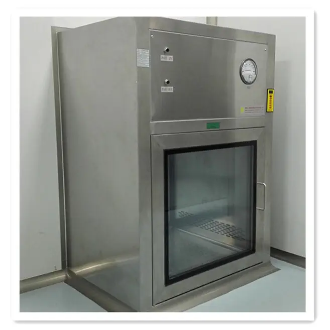 HAOAIRTECH plc control cleanroom pass box with baked painting for cargo 3