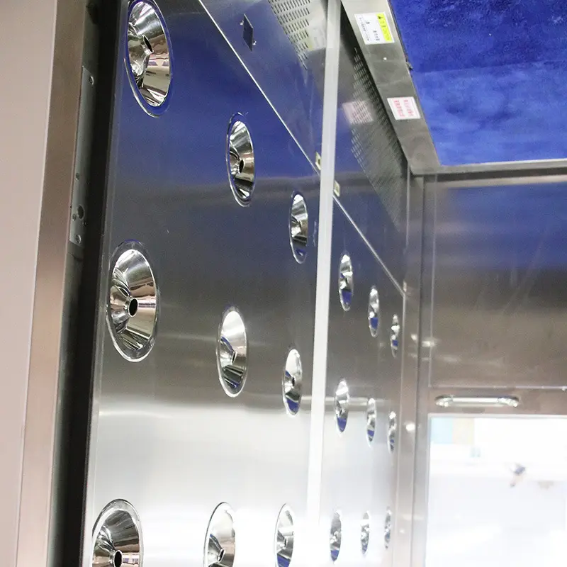 intelligent air shower system with automatic swing door for large scale semiconductor factory 2