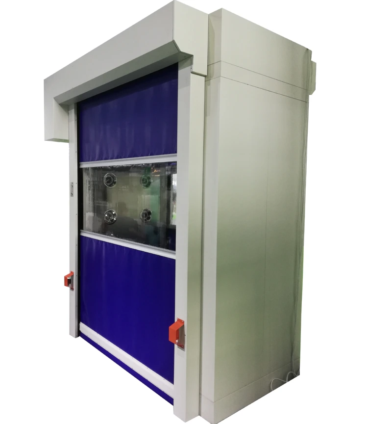 PVC Fast Rolling Door Air Shower 1
