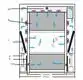 HAOAIRTECH air shower with three side blowing for ten person1 2