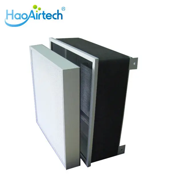 mini pleats h14 hepa filter with al clapboard for electronic industry 2