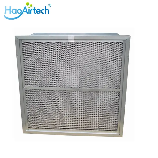 HAOAIRTECH gel seal hepa filter h14 with one side gasket for dust colletor hospital1 3
