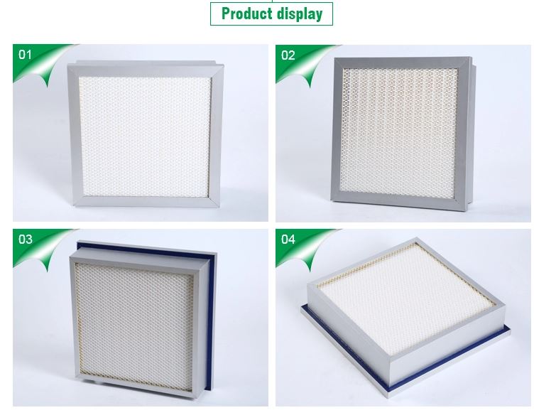 HAOAIRTECH disposable air filter hepa with al clapboard for air cleaner 3