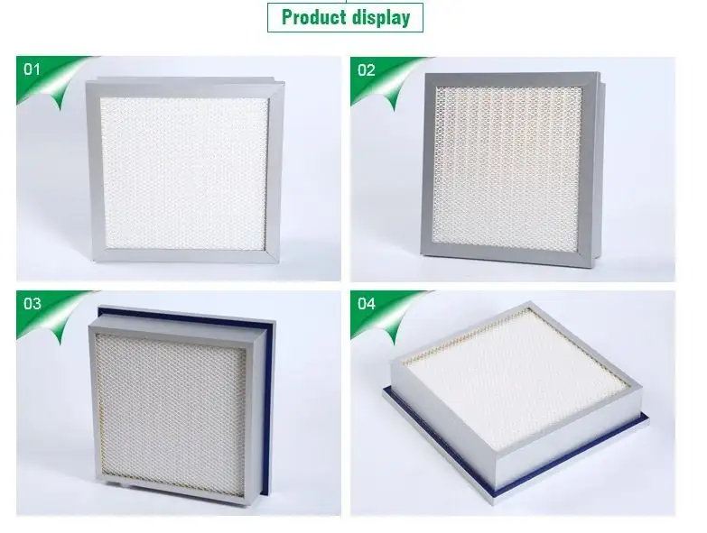 HAOAIRTECH h13 hepa filter with al clapboard for electronic industry2 3