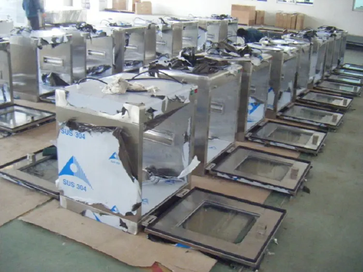 HAOAIRTECH electronic pass box manufacturers with conveyor line for cargo 2