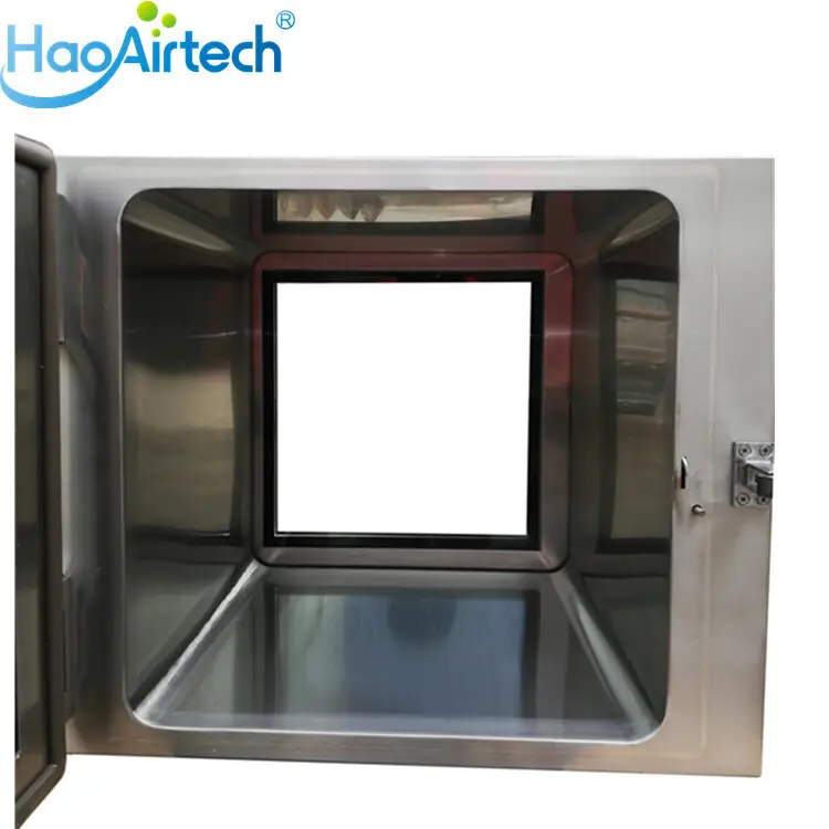 HAOAIRTECH negative pressure pass box with conveyor line for cargo1 2